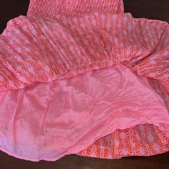 Free People Annie mini Sleeveless Smocked Dress- small - Picture 5 of 7